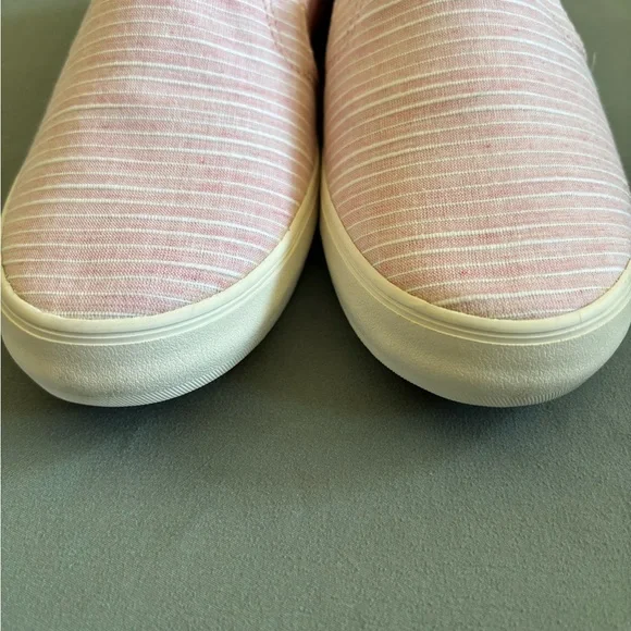 Keds Light Pink Clipper Stripe Slip-On Sneakers - Picture 3 of 6